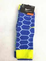 Nike Blue/Green 2Pair Performance Cotton Cushioned Youth High Socks SX55... - $13.33