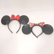 Disney World Minnie Mouse Ears Headband Costume Dress Up (Lot of 2) - £7.66 GBP