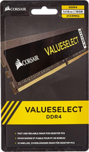 CMV16GX4M1A2133C15 Value Select Series 16GB (1X16Gb) DDR4 2133Mhz (PC4- - $76.22
