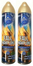 2pk S.C.Johnson Glade Air Freshener Spray Fall Night Long Eliminates Odors - $22.76
