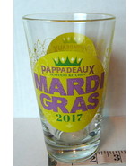 Mardi Gras Pappadeaux Seafood Kitchen Celebration Glass Tumbler 2017 - £9.40 GBP