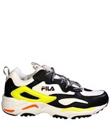 Fila Men&#39;s Ray Tracer Fashion Shoes Sneakers White/Black/Yellow Size 9.5 - $79.19