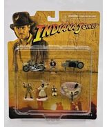 Vtg Indiana Jone Micro Action Motorcycle Set Sealed Disney Theme Park Ex... - $2,019.52 MXN