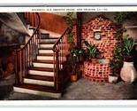 Stairway Old Absinthe House New Orleans Louisiana LA UNP Linen Postcard H24 - £1.52 GBP