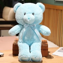 Teddy Bear Plush Toy Cute Stuffed Soft Animal Bear with Ribbon Doll For ... - £22.34 GBP