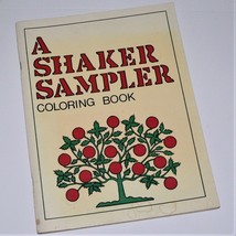 A Shaker Sampler ~ Vintage 1981 Coloring Book ~ Unused ~ 27 Large Drawings - £8.53 GBP