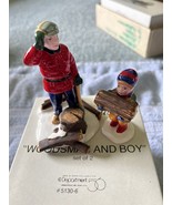 Dept 56 Snow Village &quot; Woodsman and Boy&quot;  #51306 - £15.86 GBP