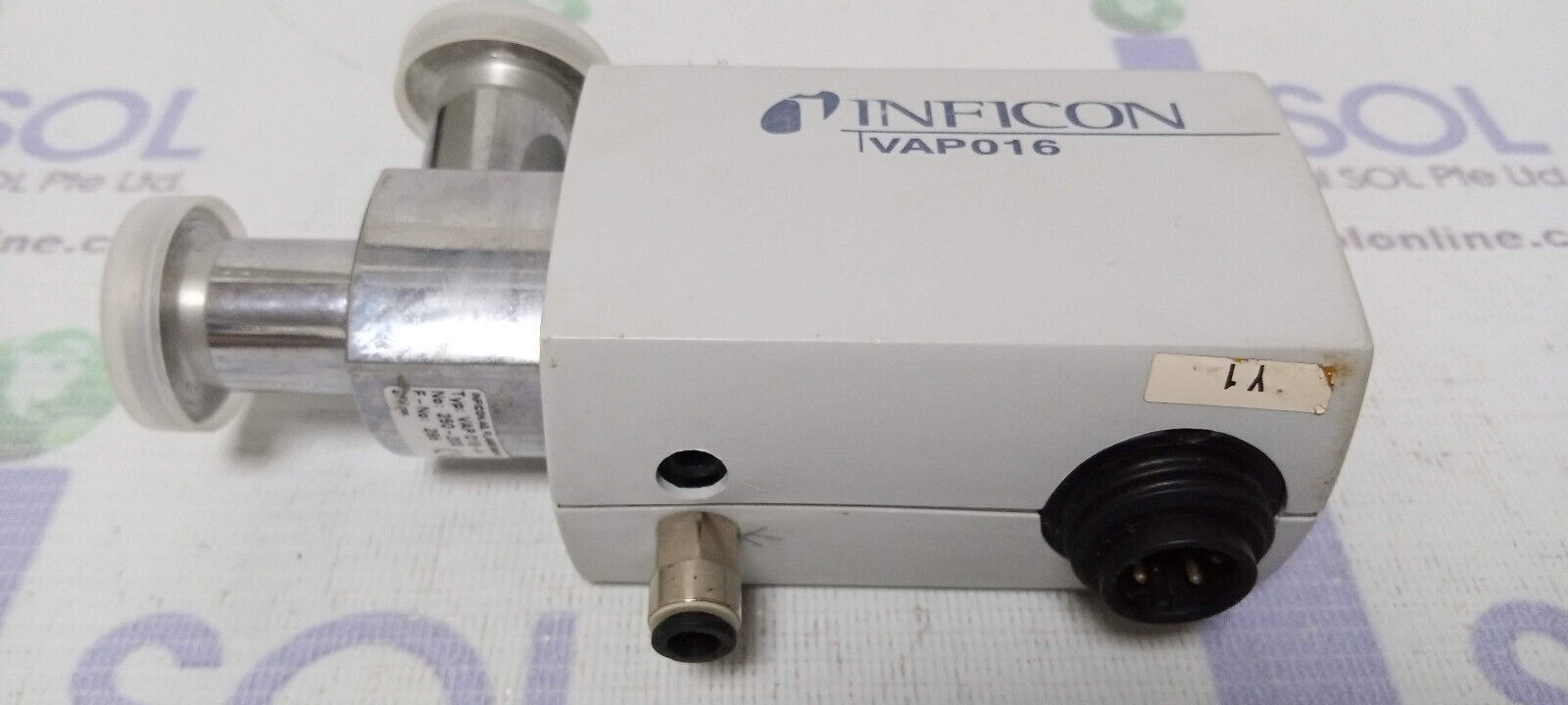 Inficon VAP016-A Pneumatic Actuated Angle Valve VAP016A - $83.74