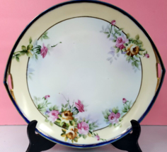 Pre-1921 Nippon Morimura Bros Double Handled Hand Painted Plate Gold Gild  10.25 - £30.90 GBP