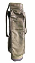 A-Jay Richard Milton Vintage Golf Bag Single Strap 3-Way Zippers Work Ra... - £105.72 GBP