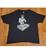 DJ Bruce Lee Shirt Deejay Music Kung Fu Graphic Tee Vinyl Record Vintage... - $25.65
