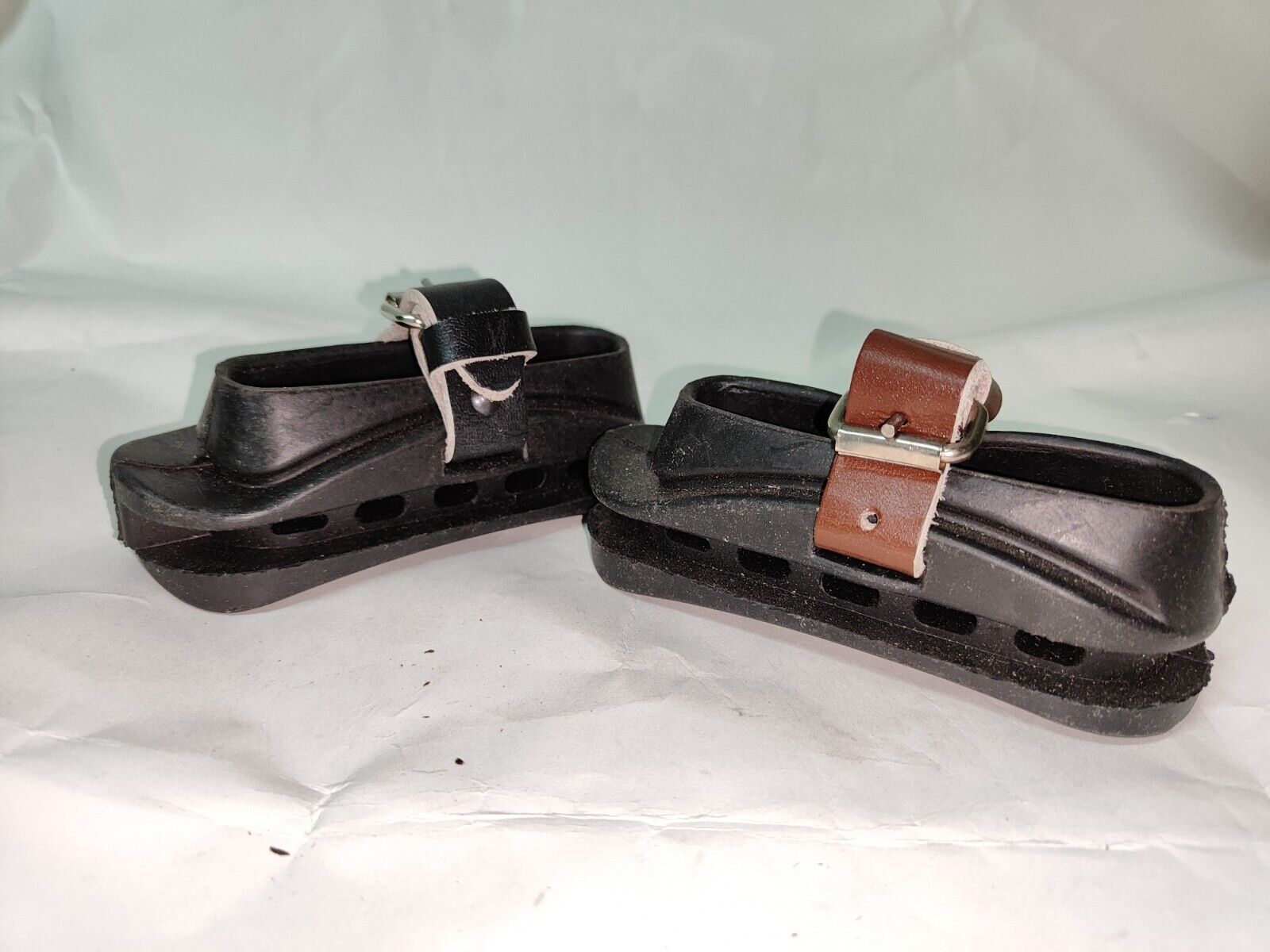 1 piece of Soviet rubber damper with leather strap. Rear cover shock abs... - $24.53
