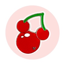 Mickey Icon Disney Pin: Cherry, Cherries - £6.95 GBP