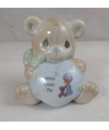 Vintage 1998 Enesco Precious Moments Jesus Loves Me 4&quot; Teddy Bear Piggy ... - €13,57 EUR