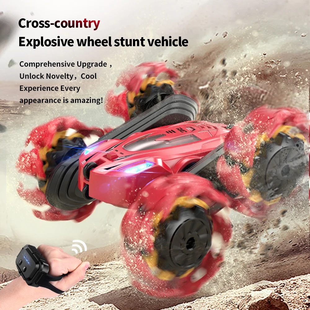 Rc Sunt Cars Children 2.4G Explosive Wheel High Speed Electric Remote Control - £25.79 GBP+