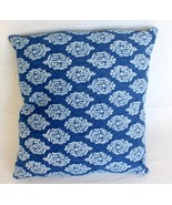 Traditional Jaipur Indigo Pillow Cover, Handmade Indian Cushions, Decora... - £10.17 GBP