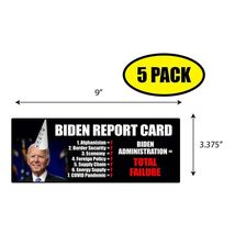 5 PACK 3.37"x 9" BIDEN TOTAL FAILURE Sticker Decal Gift MAGA Trump BS0244 - $6.53