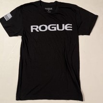 ROGUE Fitness Men&#39;s Short Sleeve USA Flag Crew Neck Logo CrossFit T-Shir... - $24.27