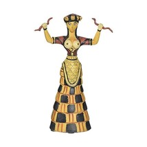 Design Toscano EU596 1500 BCE Cretan Snake Goddess Statue  - $90.00