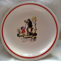 Thelwell 8 1/2&quot; plate hunting pony and water crossing , unhappy horse - £17.32 GBP