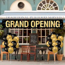 Large Grand Opening Banner 30 Pieces Latex Balloons Decorations 12 Inch 18 X 118 - £23.62 GBP