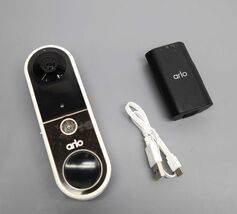 Arlo Essential AVD2001 Video Doorbell Wire Free - White - $14.99