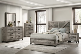 Bewdley 4-Piece Grey Rustic Queen Bedroom Set - $1,399.00