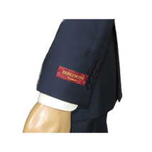 Men Suit BERLUSCONI Turkey Italian Wool 180's Double Breasted UGS94-09 Mid Blue image 4