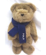 Ralph Lauren Polo 2001 TEDDY BEAR W/ BLUE SCARF 10&quot; Plush STUFFED ANIMAL... - $18.32