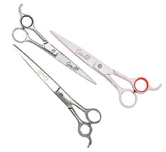 Professional Dog Grooming 88 Style Shears Straight or Curved 8.5 inch or 10 inch - £143.63 GBP+