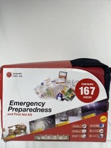 Genuine First Aid Emergency Preparedness KIT Light Blanket Radio 167 piece - $9.78