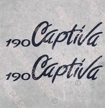 OEM Rinker 190 Captiva Boat Yacht Flat Decals 2PC Set New Oracle USA - $16.82
