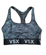 Victoria Secret VSX Racerback Athletic Black White Sports Bra Women&#39;s Si... - $183.95 MXN