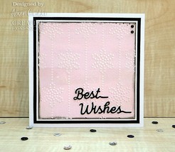 Creative Expressions Craft Dies One Liner Collection  Best Wishes - £7.80 GBP
