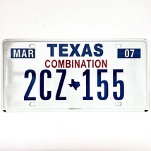 2007 United States Texas Combination Truck License Plate 2CZ 155 - $18.80