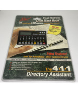 1989 Tele-Art The 411 Directory Assistant 150 Names And Numbers Free Ship - £7.98 GBP