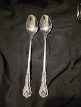 2 Cambridge JESSICA Stainless Long Tea Spoons - $6.80