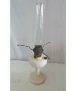 Antique Aladdin Oil Lamp-&amp; Chimney Alacite Lincoln Drape Model B burner - £176.20 GBP