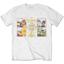 The Beatles Yellow Submarine Sgt Pepper Band Official Tee T-Shirt Mens Unisex - £25.10 GBP