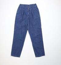Vtg 80s Streetwear Mid Mod Womens 10 Faded High Waist Regency Denim Jean... - $39.55