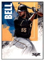 2019 Topps Fire Josh Bell  Pittsburgh Pirates #167 Baseball card   M32P1 - £1.26 GBP