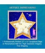Children: Twinkle Twinkle Little Star for Girls Wall Art or Scrapbook Page - $364.09 MXN