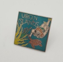 US Virgin Islands Collectible Souvenir Enamel Lapel Hat Pin - $24.55