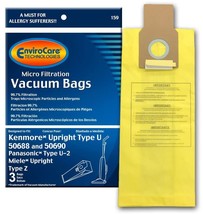 EnviroCare Technologies Micro Filtration Vacuum Bags - Designed to fit Kenm - £16.72 GBP