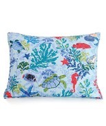 Vera Bradley 100% Cotton Shore Thing Blue Standard Pillow Sham NEW - £44.77 GBP