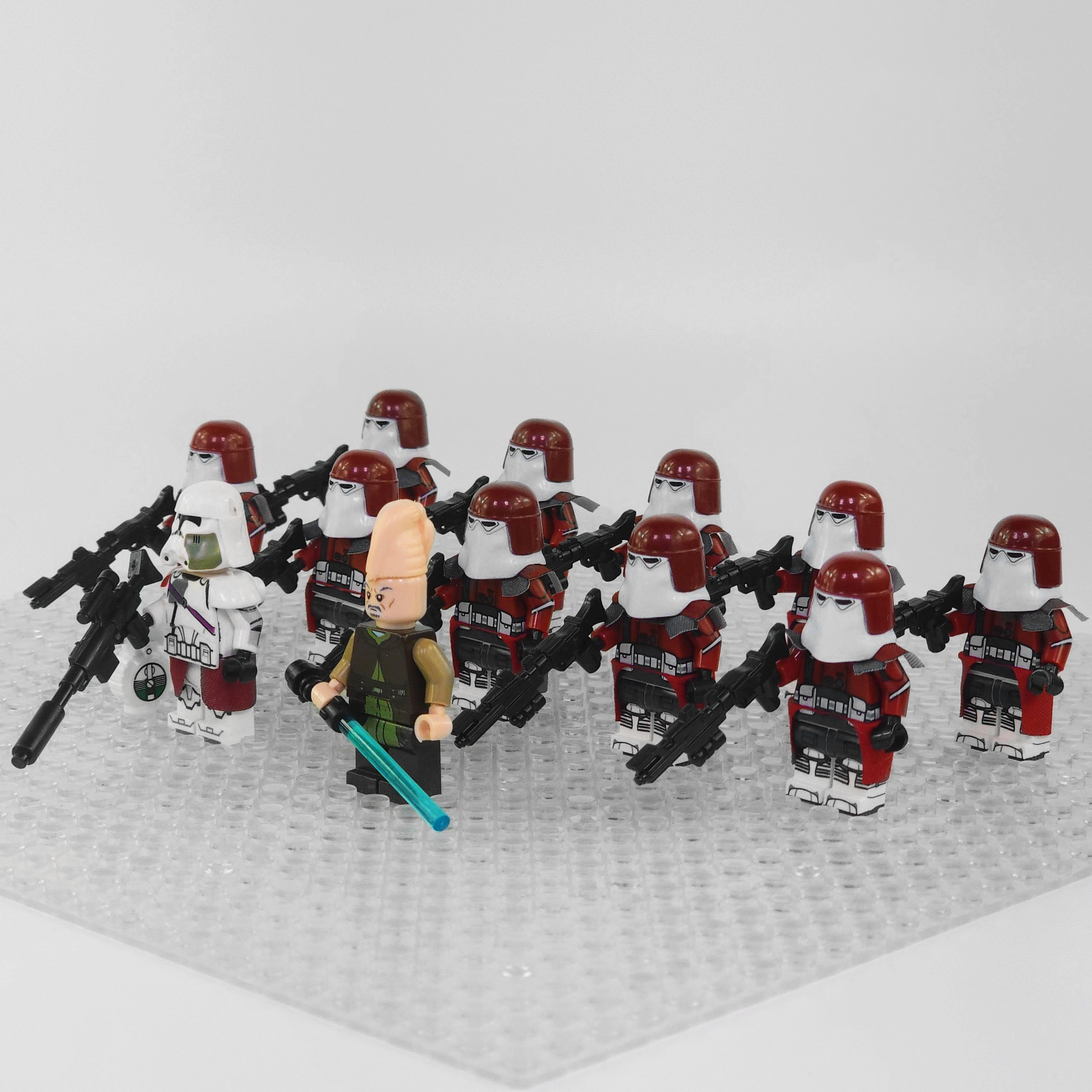 Star Wars Ki-Adi-Mundi Commander Bacara Galactic Marines 12pcs Minifigures Toy