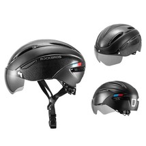 BROS Bicycle Helmet Cycling LED Light Rechargeable Cycling Helmet Mountain Road  - £98.41 GBP