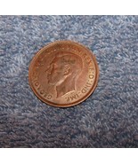 1945 Great Britain Large Penny Reddish Brown Coin-George VI-Lot L 1 - £29.12 GBP