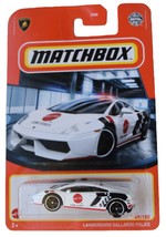 Hot Wheels Matchbox Lamborghini Gallardo Police - White 69/100 - $9.48