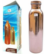 Pure Copper Bottle 950 ML Joint Less Bottle for Water Storage Smooth - €20,37 EUR